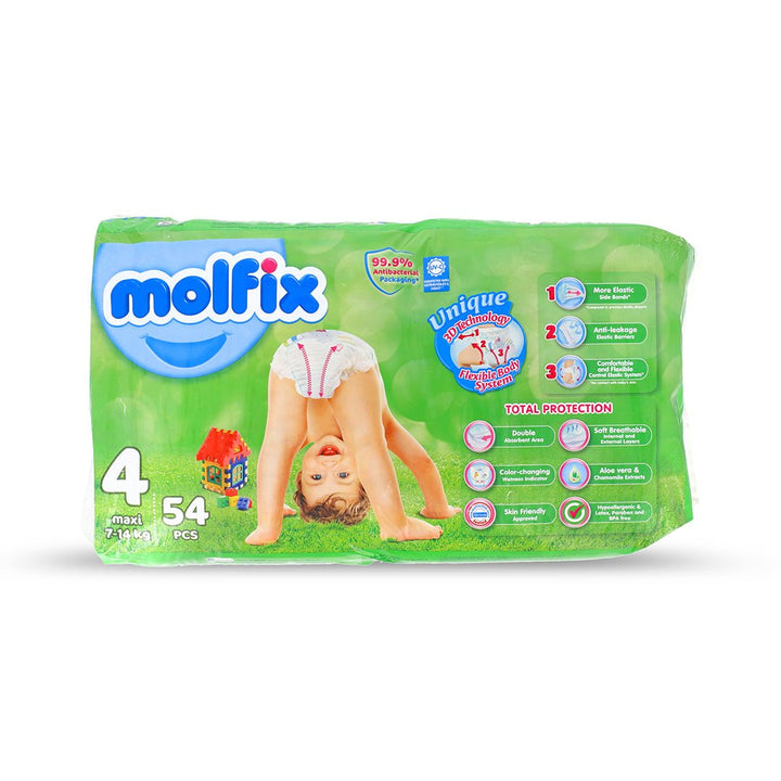 Molfix Diaper Jumbo 54S # 4 - Win Bachat