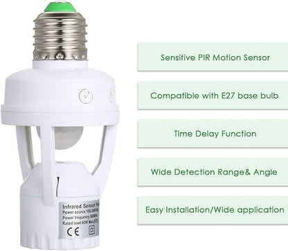 Motion sensor bulb holder - Win Bachat