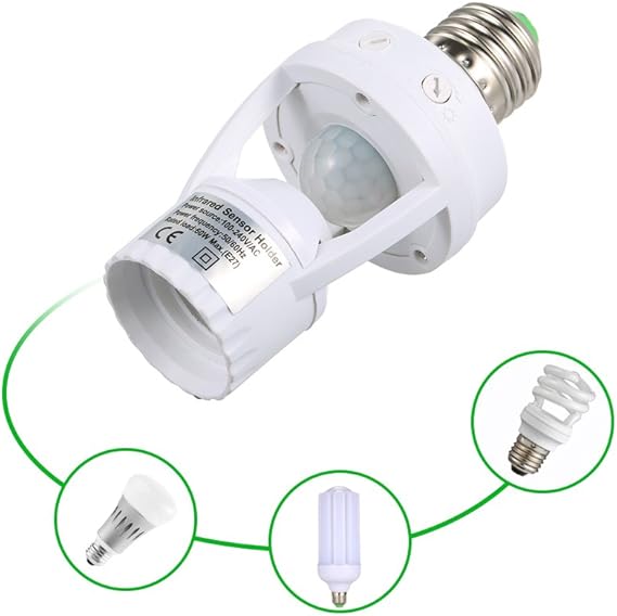 Motion sensor bulb holder - Win Bachat