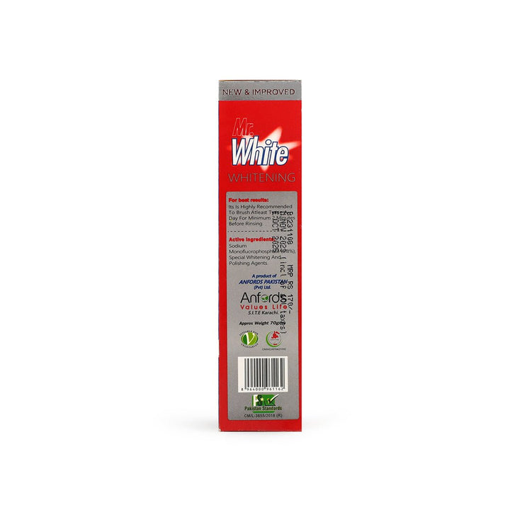 Mr. White Toothpaste Truly White - 70Gm - Win Bachat