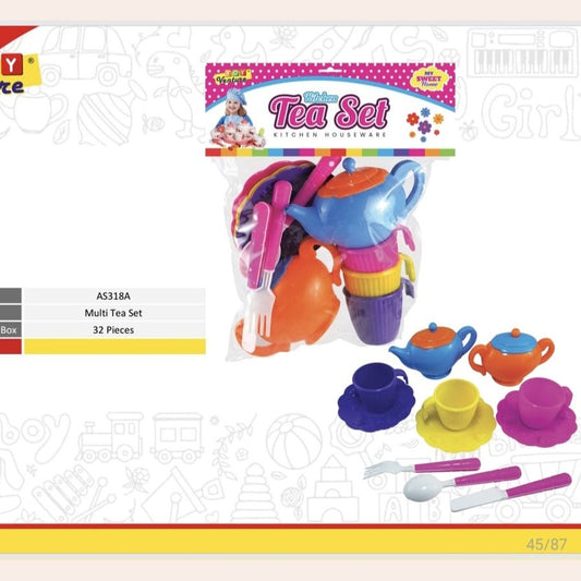 Multi-Color Kids Tea Set - AS318A - Win Bachat