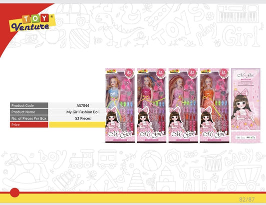 My Girl Fashion Doll with Accessories - AS7044 - Win Bachat