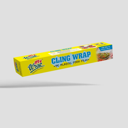 MY WRAP PVC CLING FLIM 30 CM P.E 100 SQ.FT - Win Bachat