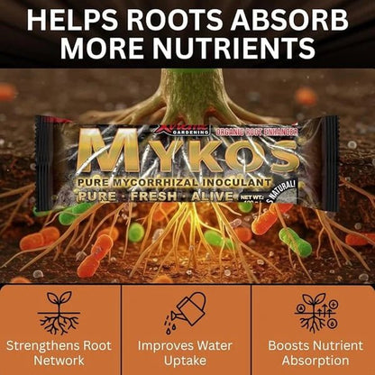 MYKOS Pure Mycorrhizal Inoculant – 100 g Root Enhancer - Win Bachat