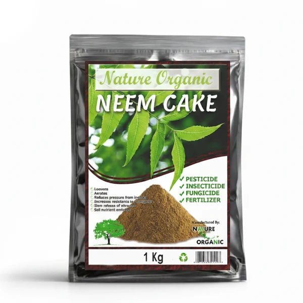 Nature Organic Neem Cake 1KG – Organic Fertilizer & Soil Conditioner - Win Bachat