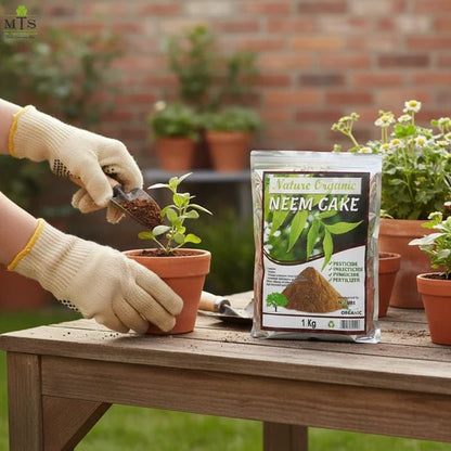 Nature Organic Neem Cake 1KG – Organic Fertilizer & Soil Conditioner - Win Bachat