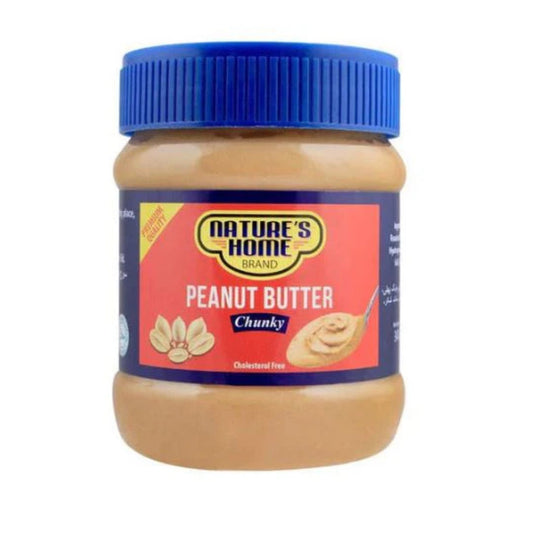 NATURES CHUNKY PEANUT BUTTER - 340 GM - Win Bachat