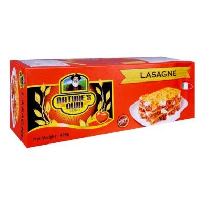 NATURES LASAGNE PASTA (BOX) - 400 GM - Win Bachat
