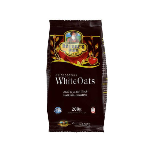 NATURES WHITE OATS POUCH - 200 GM - Win Bachat