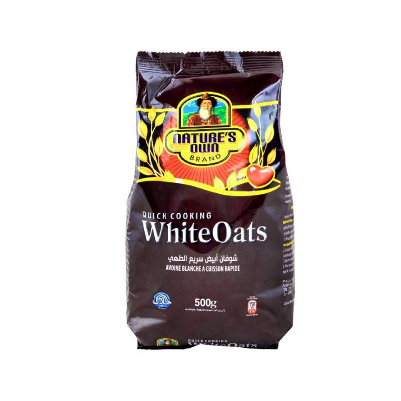 NATURES WHITE OATS POUCH - 500 GM - Win Bachat