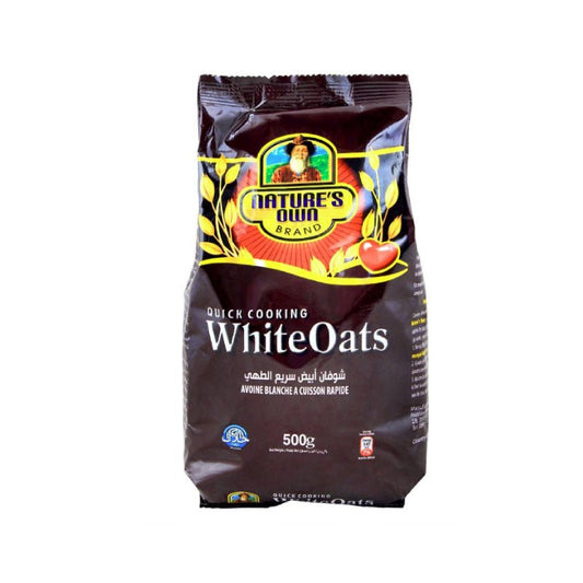 NATURES WHITE OATS POUCH - 500 GM - Win Bachat