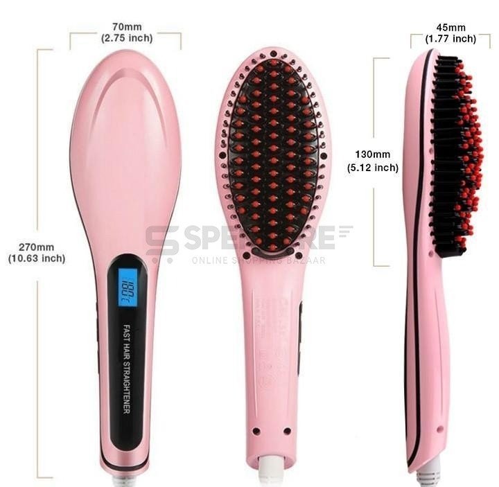 New Fast Hair Straightener Brush - Win Bachat