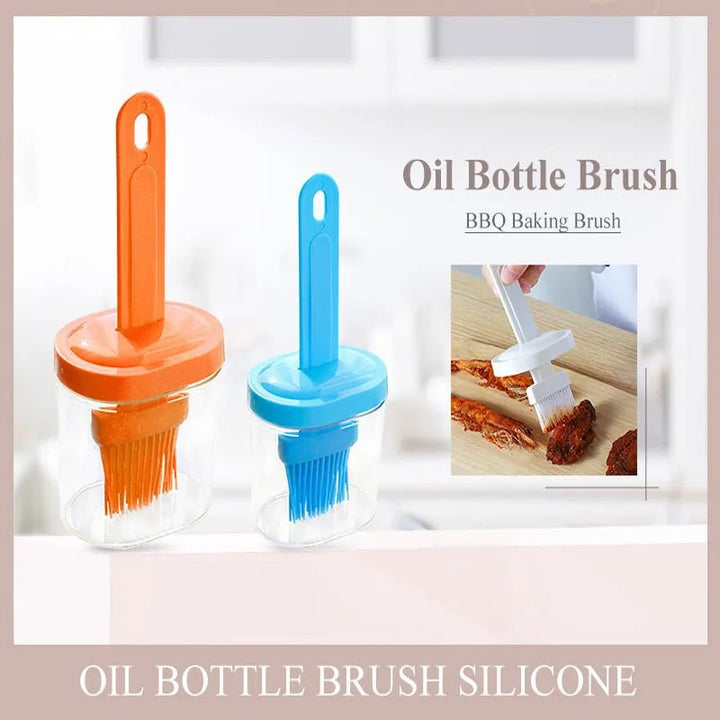 Oil Bottle with silicone brush - Win Bachat