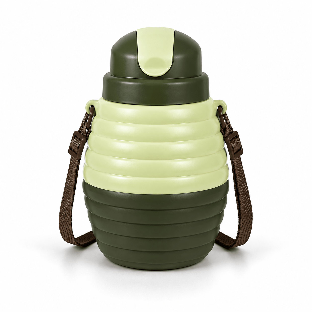 Olive Green Mini Travel Sipper Bottle - Win Bachat