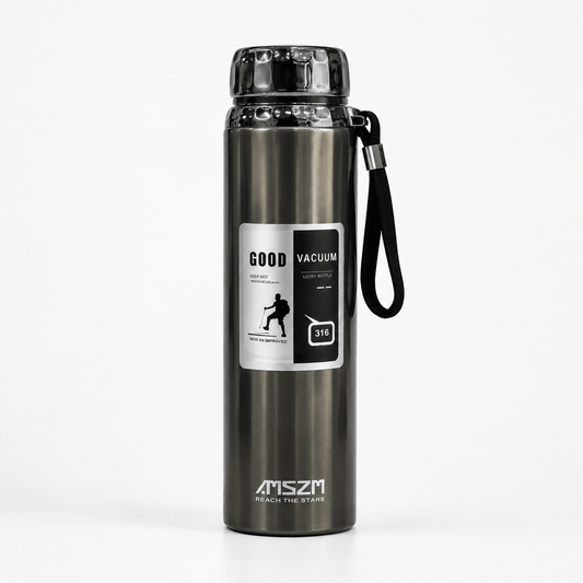 Olive Green Stainless Steel Bottle - Win Bachat