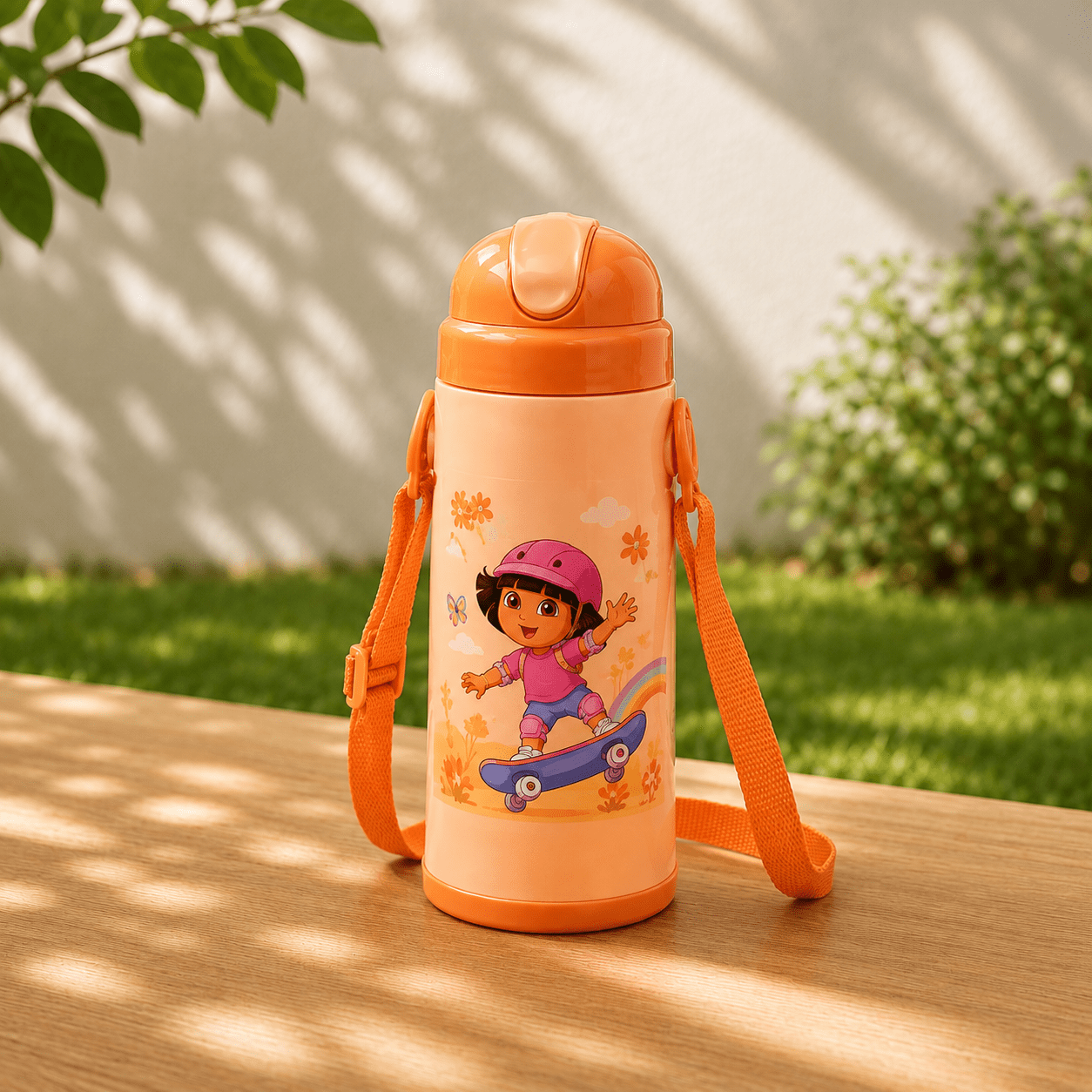 Orange Kids Adventure Bottle - Win Bachat