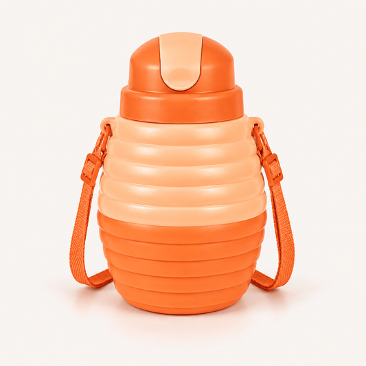 Orange Mini Travel Sipper Bottle - Win Bachat