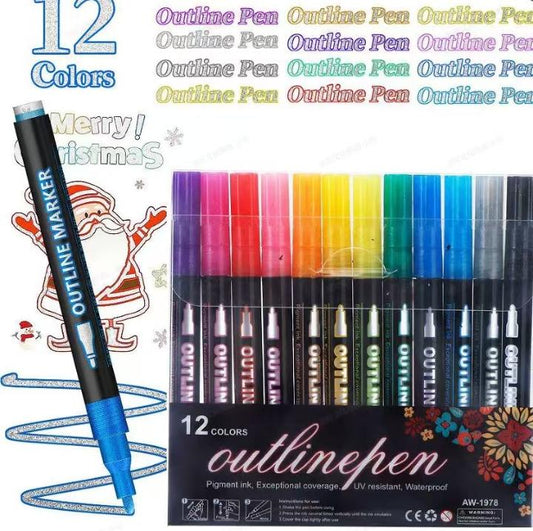 Outline Marker Set - Win Bachat