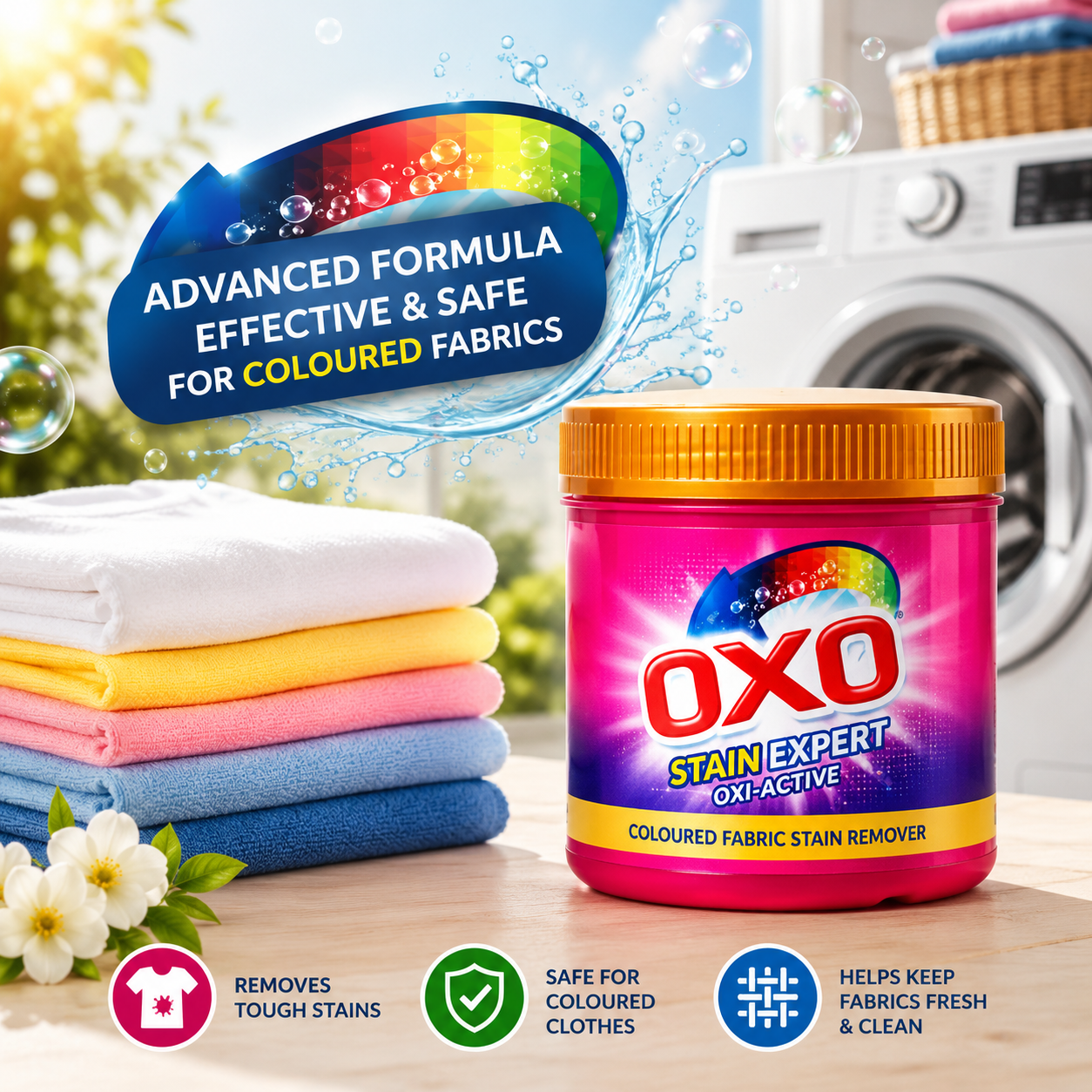 Oxo Fabric Stain Remover For Colored Clothes - 300Gm - Win Bachat