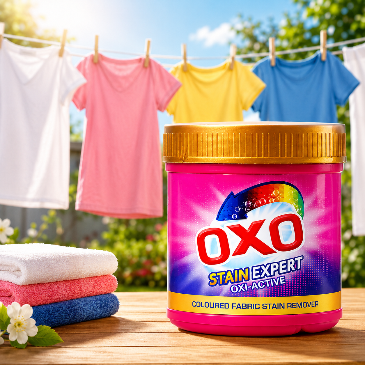 Oxo Fabric Stain Remover For Colored Clothes - 300Gm - Win Bachat