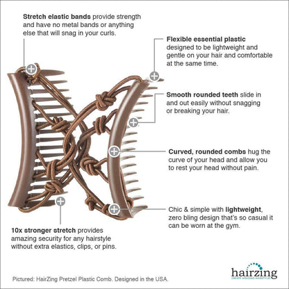 Pack of 3 Elastic Comb - Win Bachat
