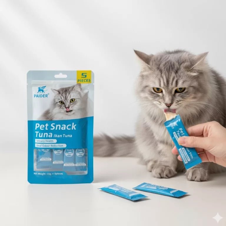 PAIDER PET SNACK ( TUNA ) URINARY HEALTH15GM X 5 STRIP - Win Bachat