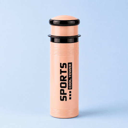 Peach Slim Thermal Sports Bottle - Win Bachat