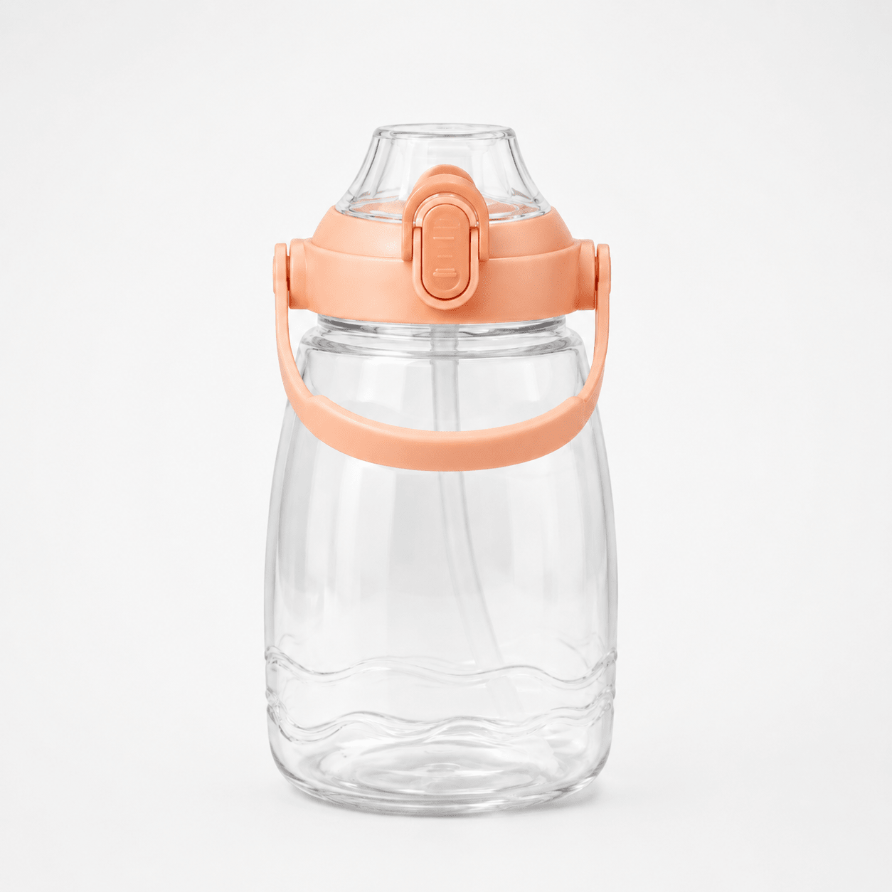 Peach Sports Water Bottle with Carry Handle - Win Bachat