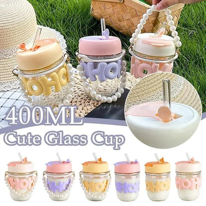 PEARL GLASS WITH STRAW - Win Bachat