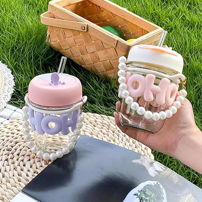 PEARL GLASS WITH STRAW - Win Bachat