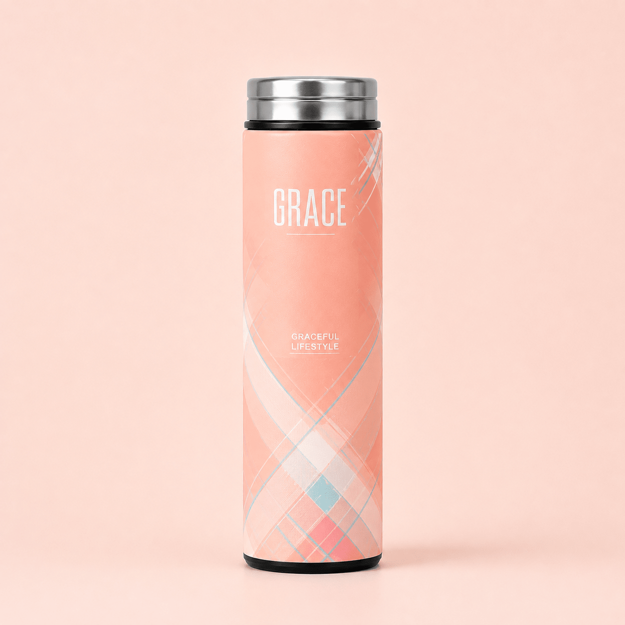 Pink Gradient Printed Vacuum Flask - Win Bachat