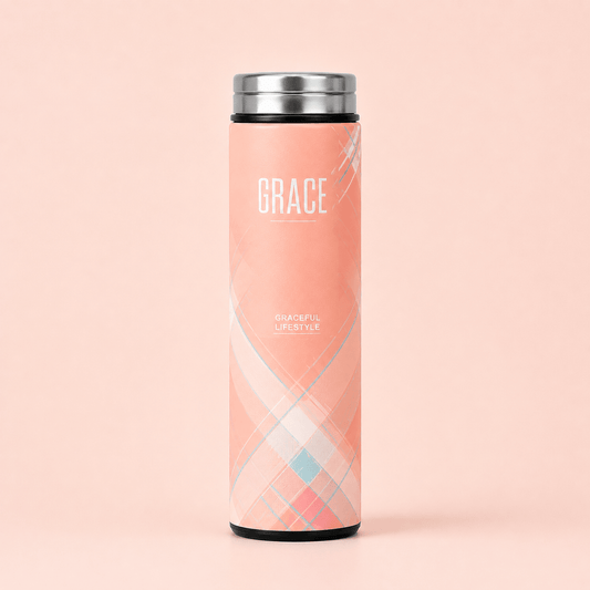 Pink Gradient Printed Vacuum Flask - Win Bachat