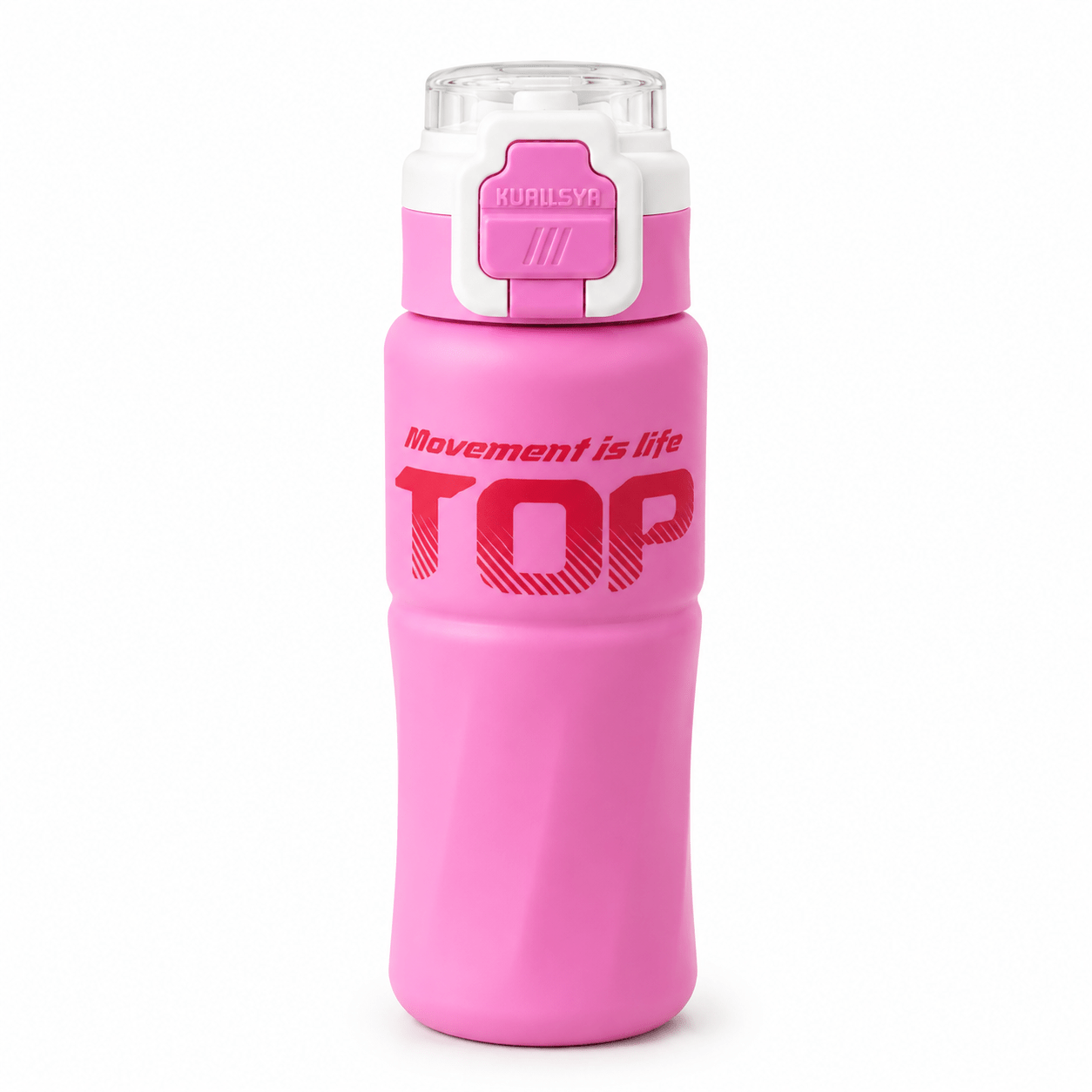 Pink Sport Flip Lock Bottle - Win Bachat
