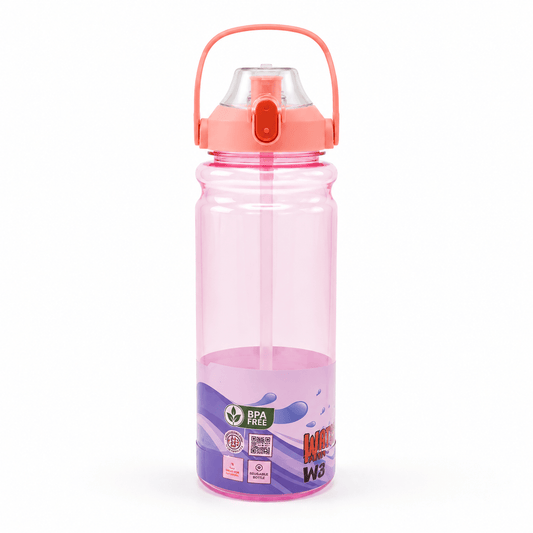 Pink Sport Grip Water Bottle - Win Bachat