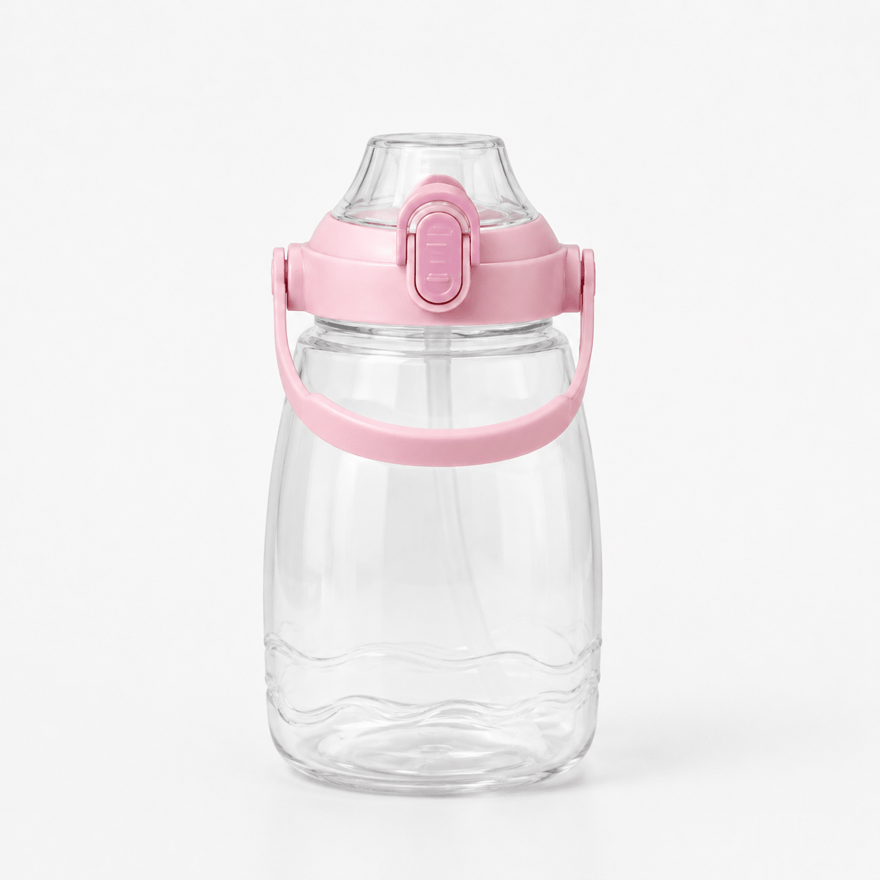 Pink Sports Water Bottle with Carry Handle - Win Bachat
