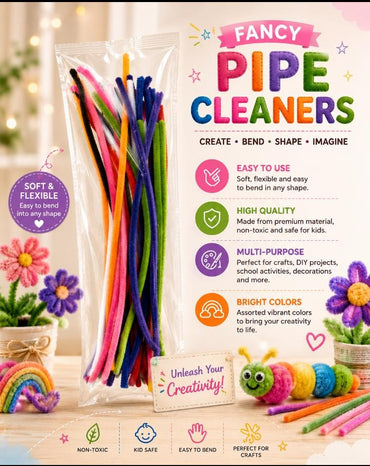 Pipe Cleaner Multi Colors (50 Each)