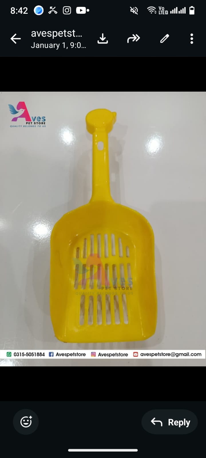 PLASTIC CAT LITTER SIFTING SCOOP - Win Bachat