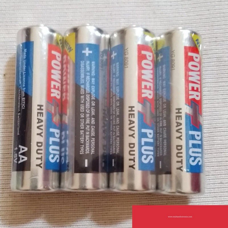 POWER PLUS CELL HEAVY DUTY AA 4S PACK - Win Bachat