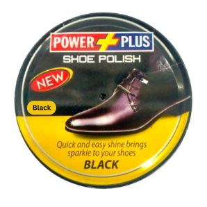 POWER PLUS SHOE POLISH - 20ml (BLACK) - Win Bachat