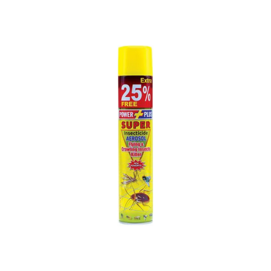 POWER PLUS SUPER AEROSOL YELLOW - 500ml - Win Bachat