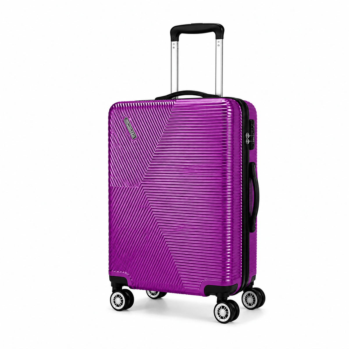 Premium Hard Shell Spinner Travel Suitcase - Purple - 20 Inch (Small) - Win Bachat