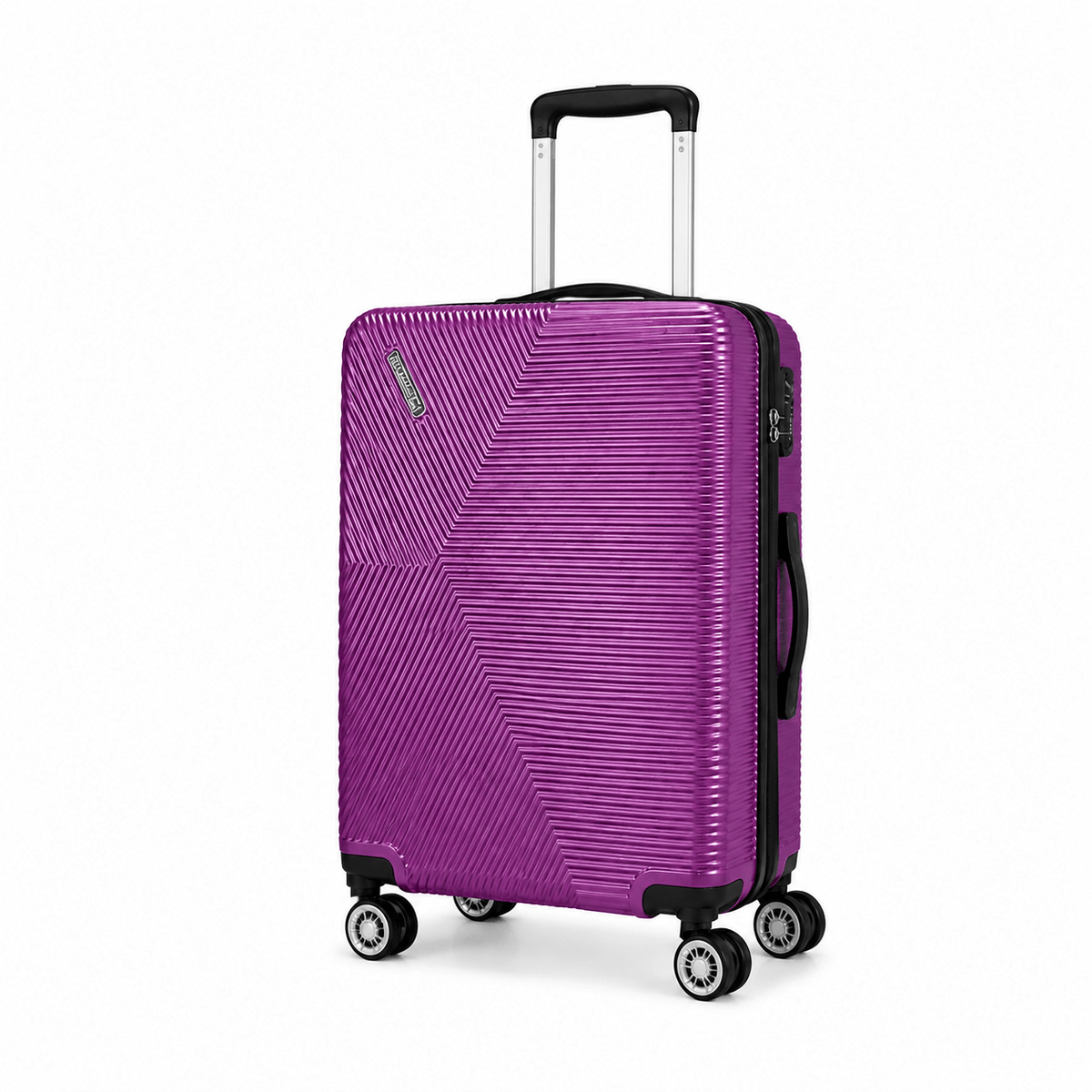 Premium Hard Shell Spinner Travel Suitcase - Purple - 24 Inch (Medium) - Win Bachat