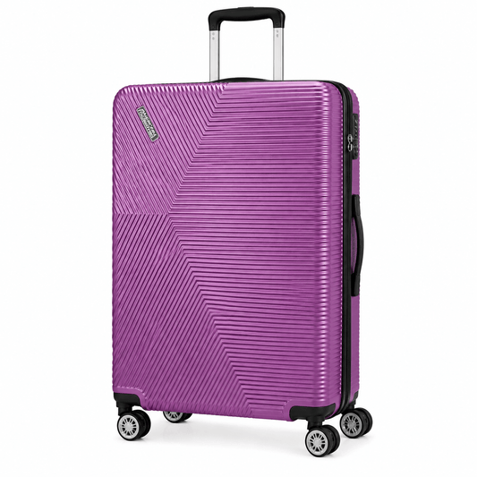 Premium Hard Shell Spinner Travel Suitcase � Purple - Win Bachat