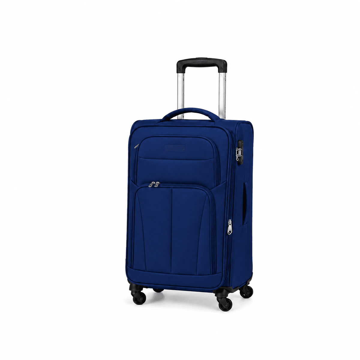 Premium Soft Case 360 - Spinner Luggage - Blue - 20 Inch (Small) - Win Bachat