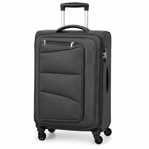 Premium Soft Case 360 - Spinner Luggage - Dark Grey - 20 Inch (Small) - Win Bachat