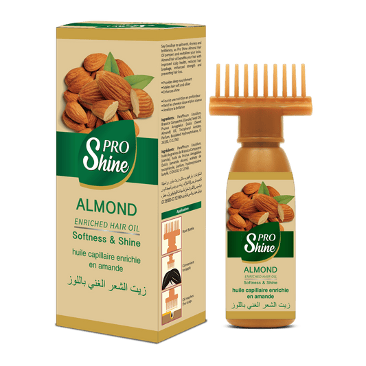 PRO SHINE HAIR OIL ALMOND - 120ml (WIN BACHAT) - Win Bachat