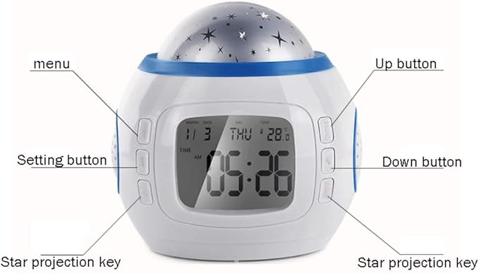 Projecter Alarm Clock - Win Bachat