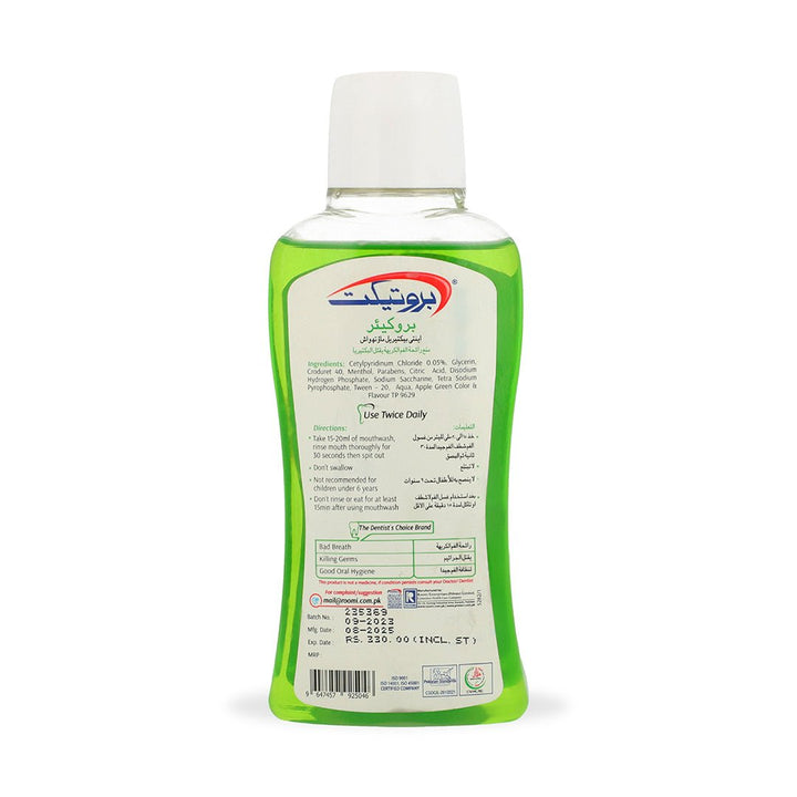 Protect Procare Antibacterial Mouthwash Apple Mint 260Ml - Win Bachat