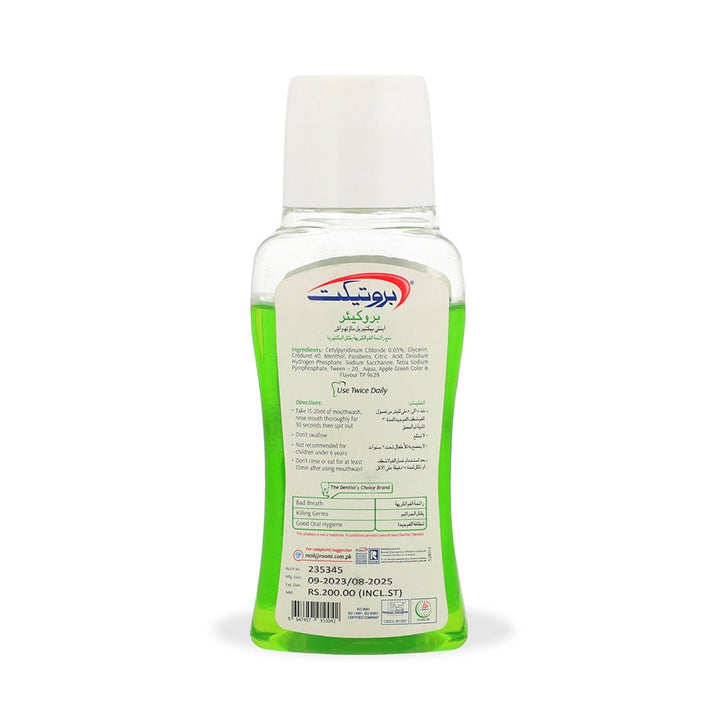 Protect Procare Mouthwash Apple Mint 130Ml - Win Bachat