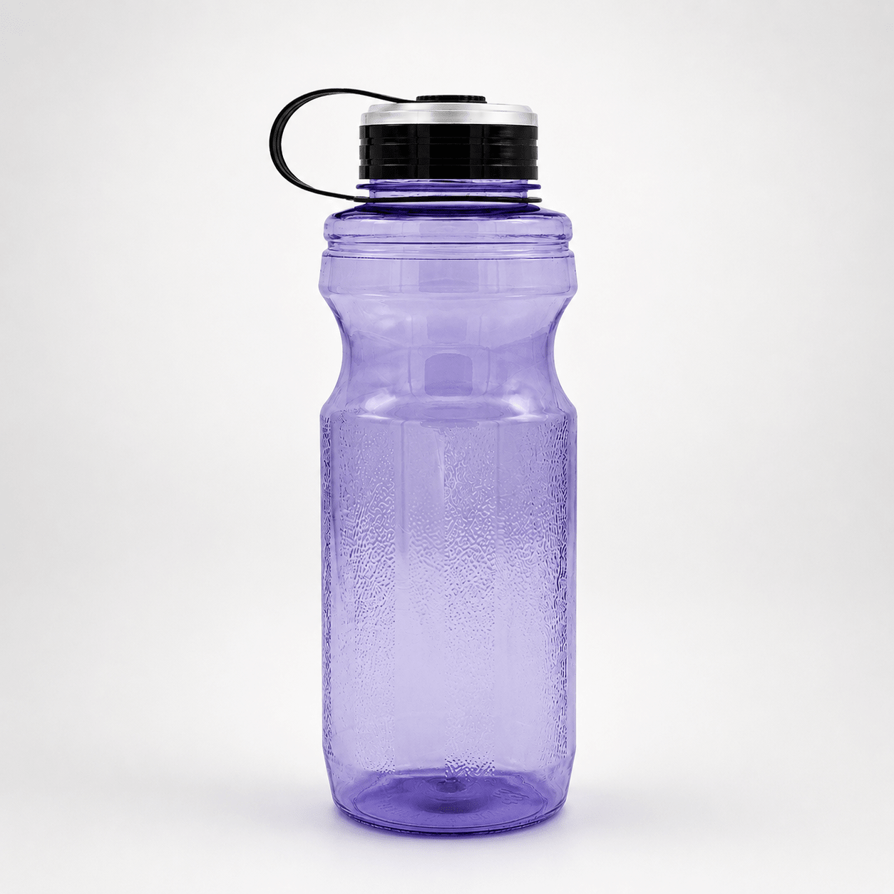 Purple Textured Grip Water Bottle - Win Bachat